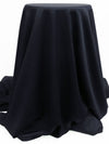 Muted Midnight Navy Rayon/Acetate Crepe Back Satin - NY Designer - 56W