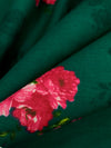 Deep Jungle Green/Cardinal Red/Pink/Multi 100% Cotton Floral Print Lawn 42W