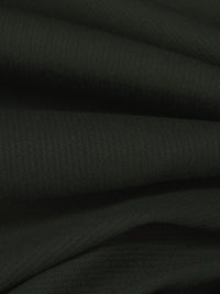 Dark Midnight Olive Green 100% Cotton Corded Suiting 51W