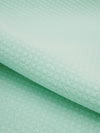 Sea Foam Green Polyester/Lycra Diamond Weave Double Knit 56W