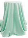 Sea Foam Green Polyester/Lycra Diamond Weave Double Knit 56W