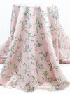 Cherry Blossom/Spearmint/Dark Dusty Lavender/Multi 100% Cotton Floral Branches Print Lawn 42W
