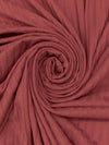 Deep Dusty Rose Cotton/Polyester/Lycra 10x7 Wide Rib Knit 48W