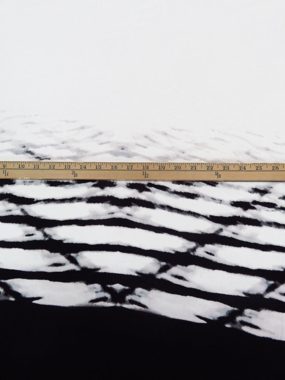 SOLD BY THE PANEL ONLY - Black/White/Dark Gray/Multi Rayon/Lycra Abstract Print Jersey Knit 60W