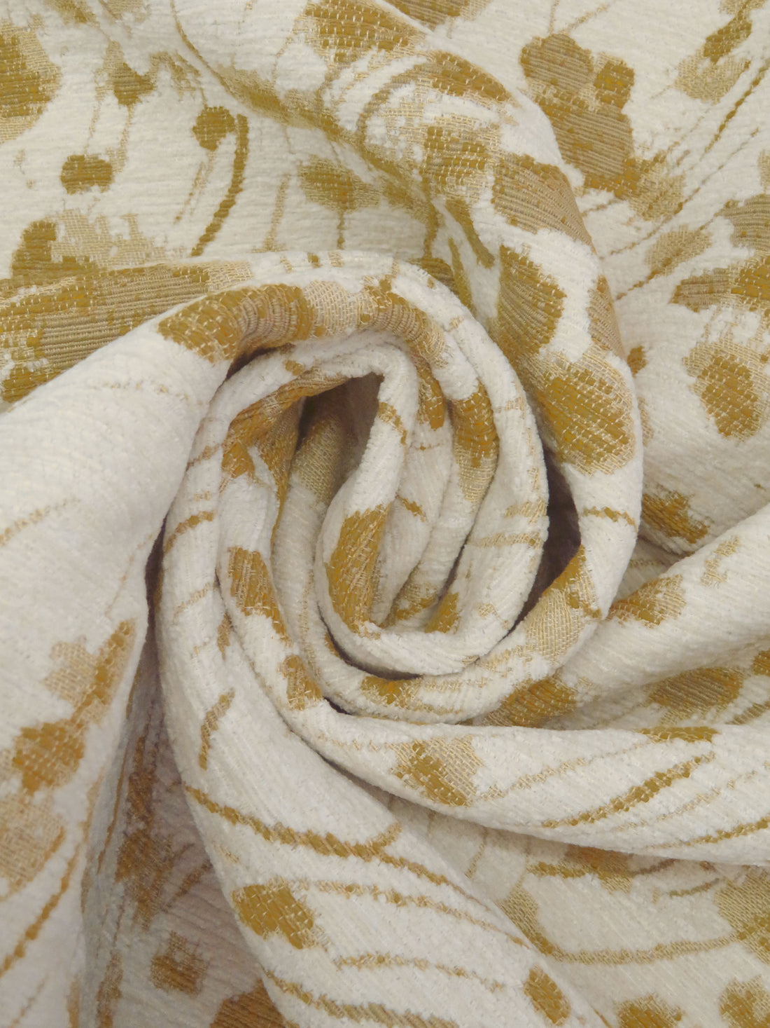 Bone/Sand/Muted Goldenrod/Stone Terrace 100% Polyester Abstract Organic Weave Tapestry Jacquard Upholstery Woven 56W