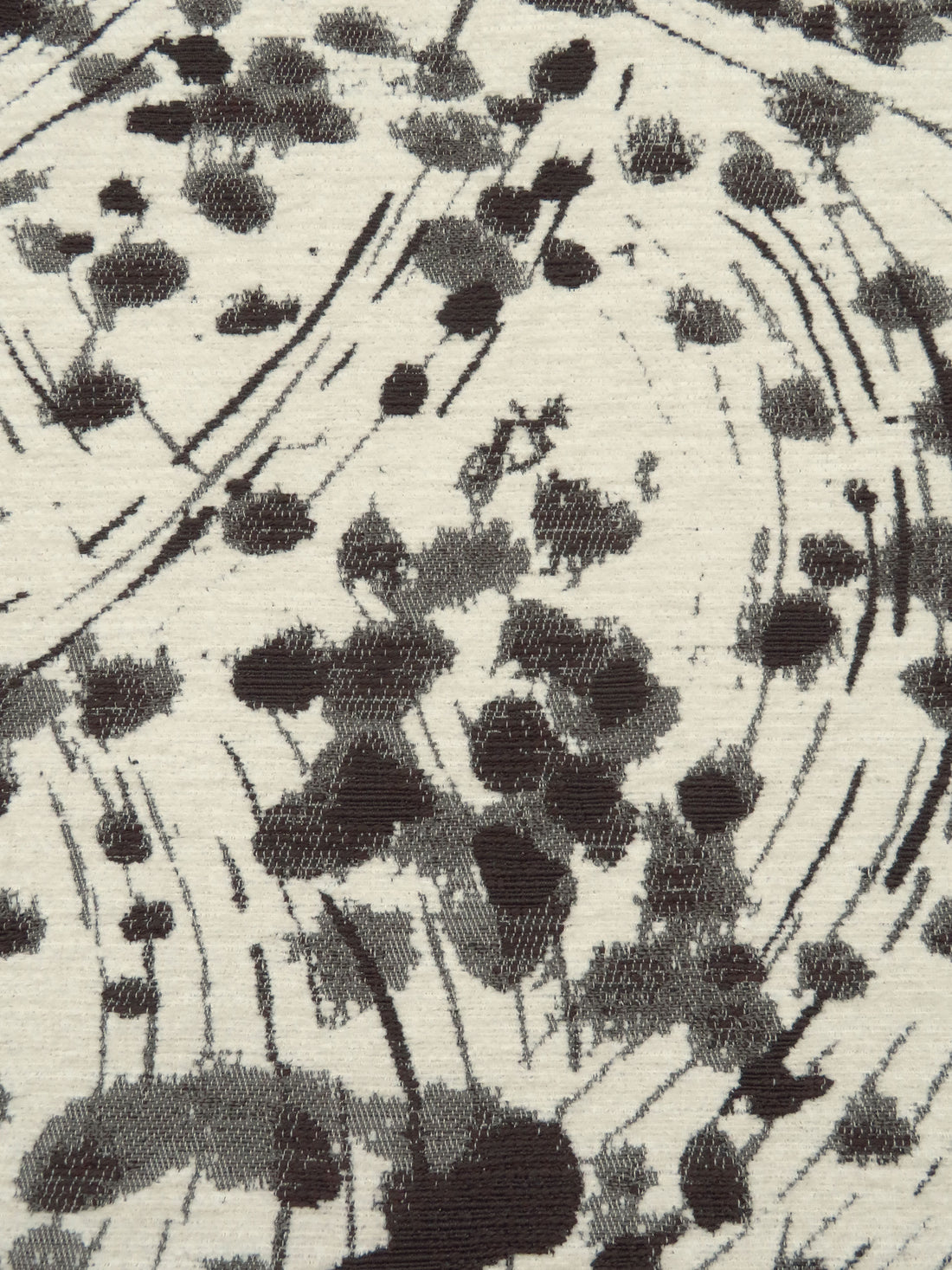 Bone/Betel Nut/Dim Gray 100% Polyester Abstract Organic Weave Tapestry Jacquard Upholstery Woven 56W