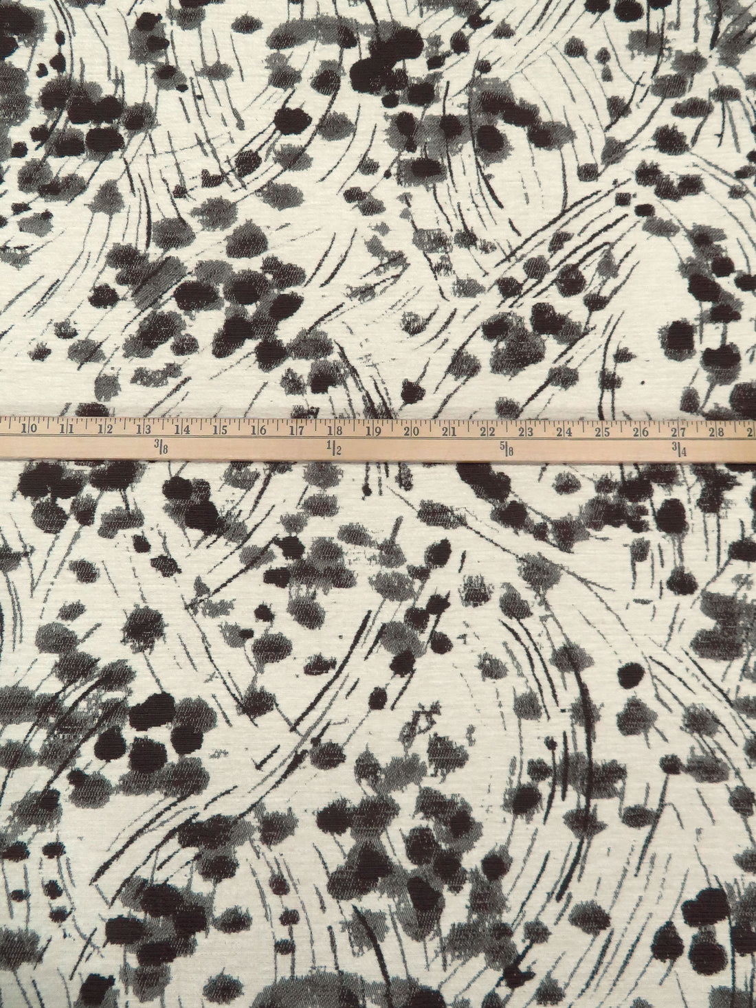 Bone/Betel Nut/Dim Gray 100% Polyester Abstract Organic Weave Tapestry Jacquard Upholstery Woven 56W