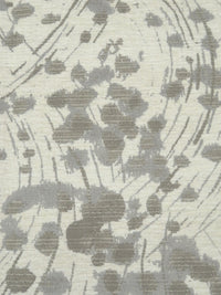 Bone/Stone Terrace/Silver 100% Polyester Abstract Organic Weave Tapestry Jacquard Upholstery Woven 56W