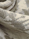 Bone/Stone Terrace/Silver 100% Polyester Abstract Organic Weave Tapestry Jacquard Upholstery Woven 56W