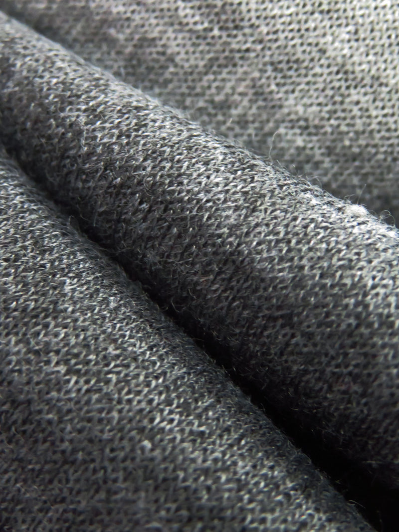 Dark Gray/Medium Gray Polyester/Rayon Double Faced Knit 56W