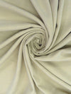 Oatmeal Polyester/Viscose/Elastane Brushed Coating - Imported From Italy - 56W