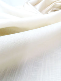 Fresh Cream Cotton/Lycra Novelty Cross-Hatch Weave Stretch Suiting 47W