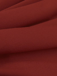 Rust Recycled Polyester/Spandex Brushed Activewear Knit - Corbeaux Clothing - 58W