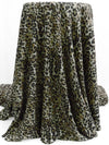 Dark Vanilla/Sncient Root Brown/Black Polyester/Rayon/Spandex Animal Print Sweater Knit 58W