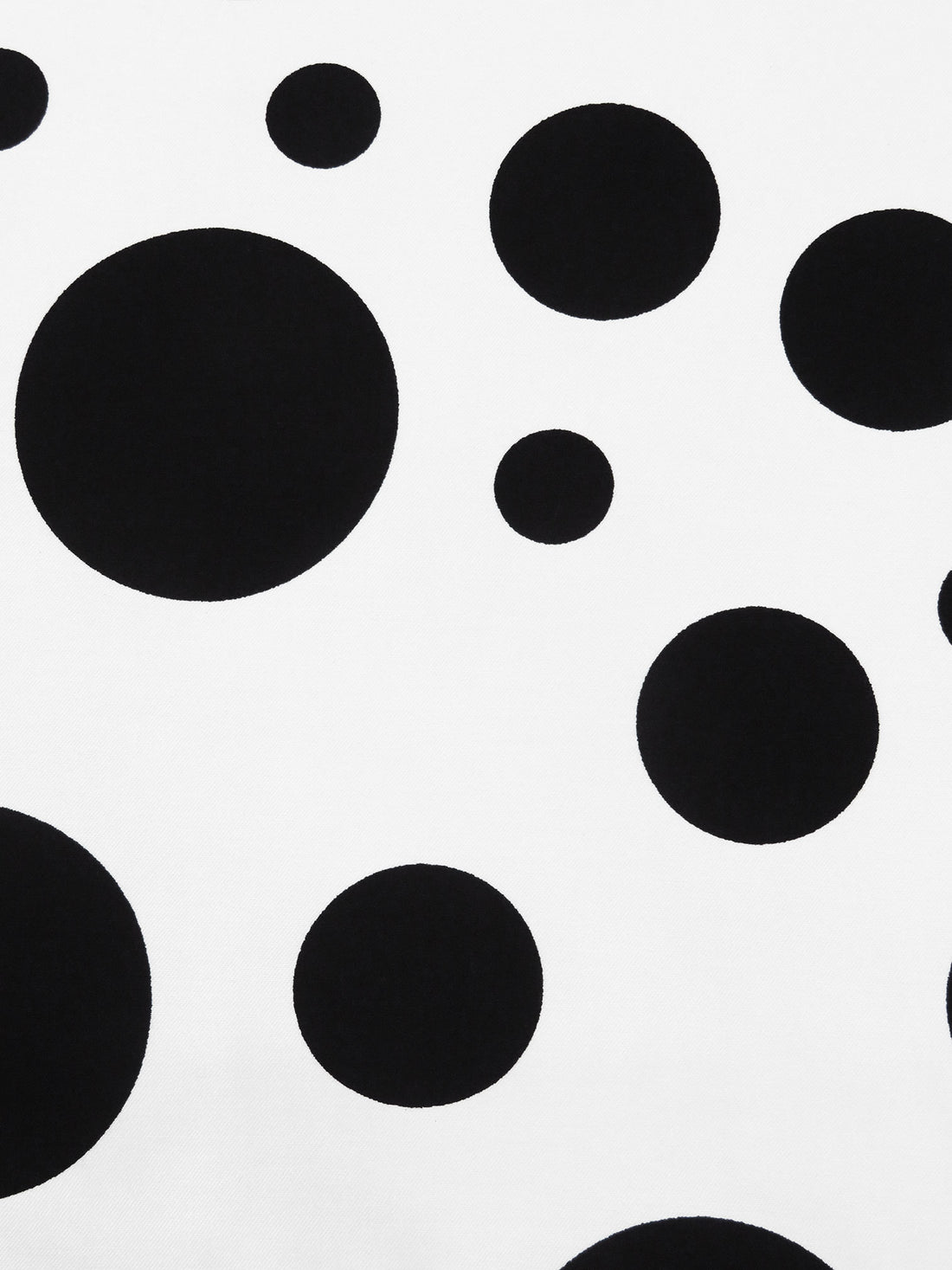 White/Black Rayon/Nylon/Lycra Various Spot Print Stretch Bengaline Suiting 58W