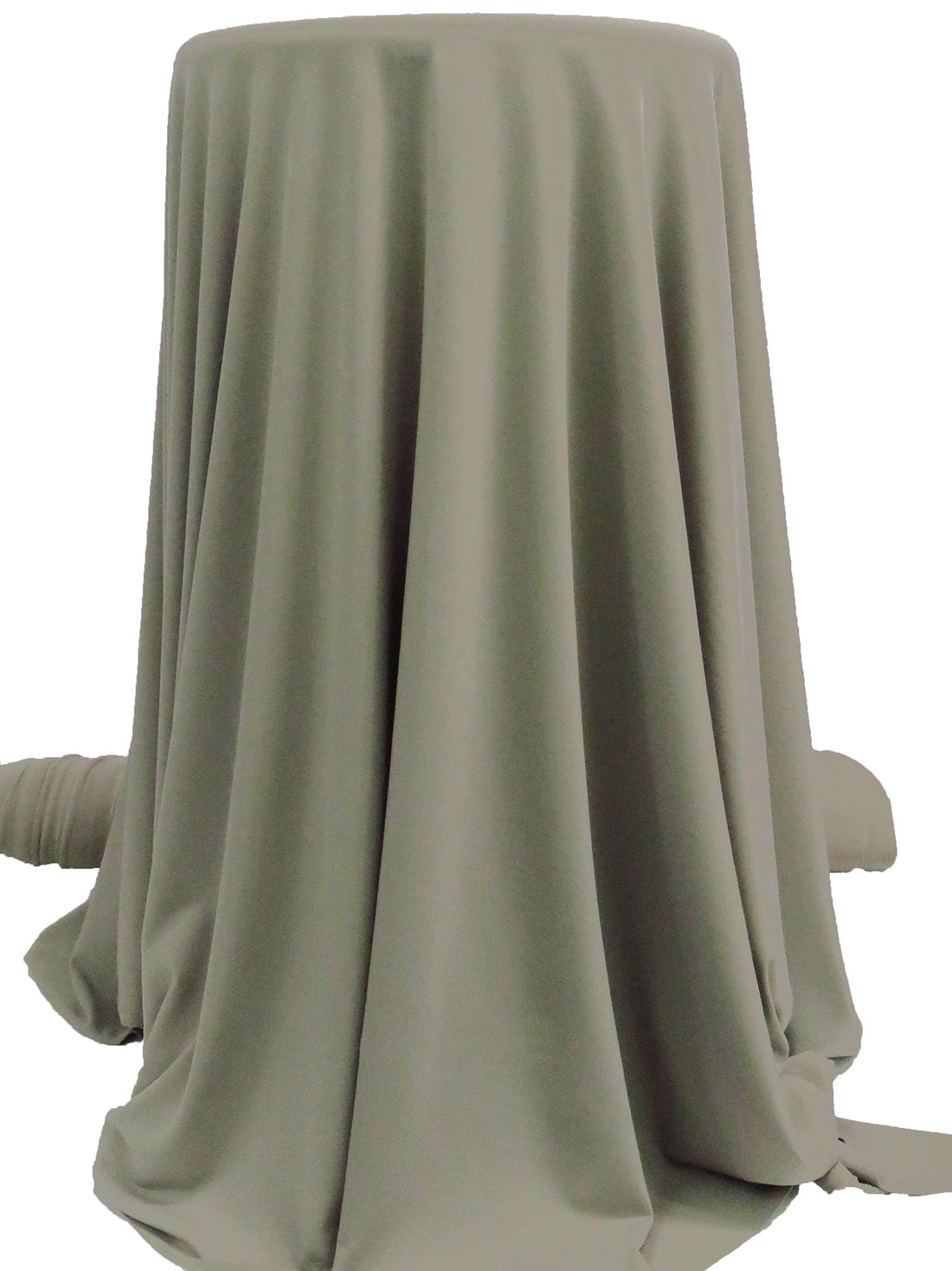 Stone Gray Polyester/Lycra ITY Knit - NY Designer - 56W