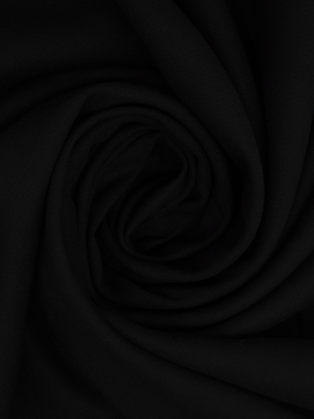 Black Cotton/Lycra Twill Doubleweave Stretch Suiting - NY Designer - 52W