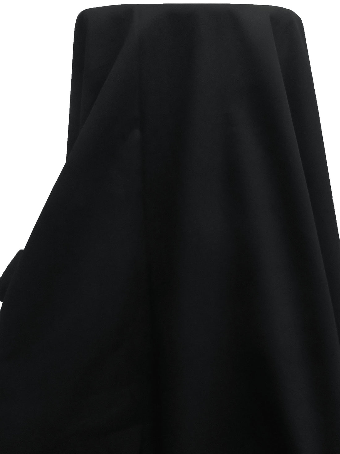 Black 100% Cotton Twill Bottom Weight Woven - NY Designer - 60W