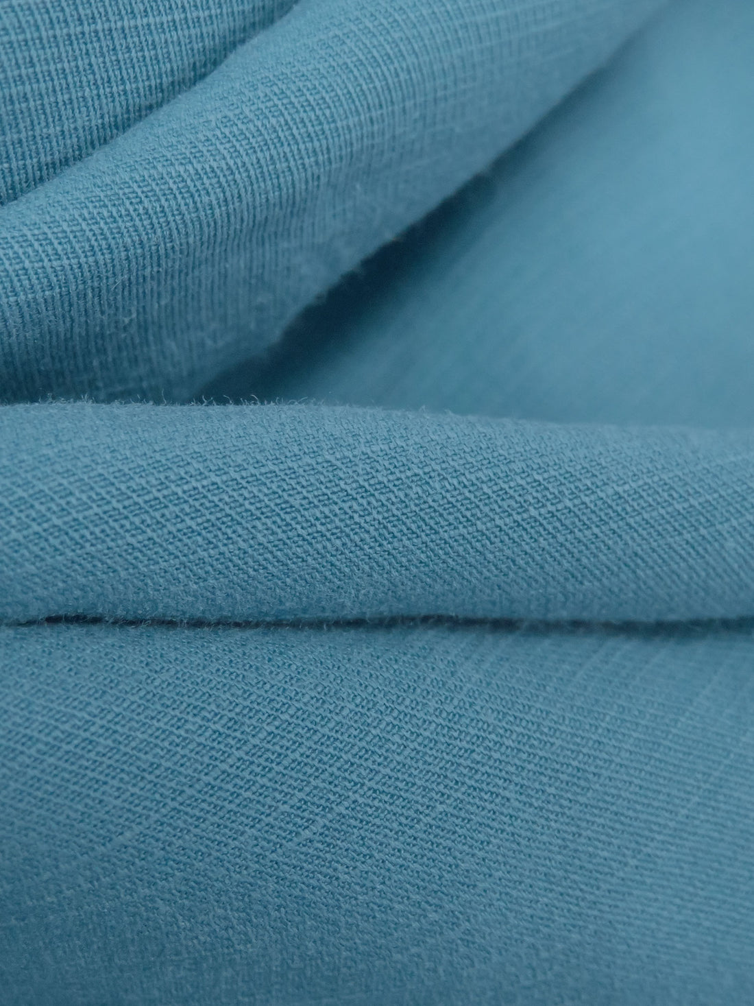 Misty Blue Tencel/Cotton Blend Tencel Blend Twill - NY Designer - 58W