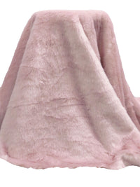 Dust Strom Pink 100% Polyester Faux Fur 60W