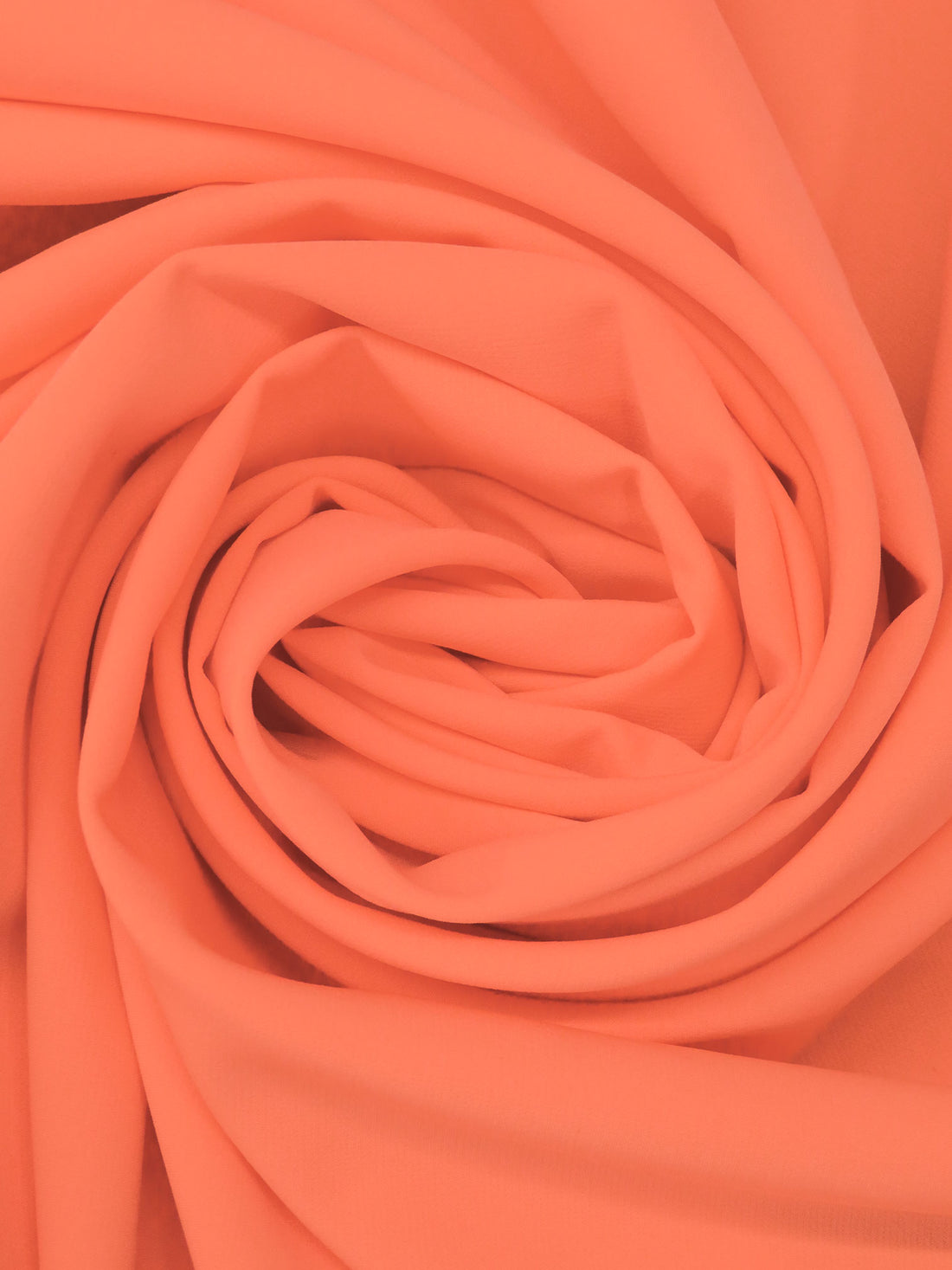Peach Puff Polyester/Lycra Cady Stretch Suiting - Black Halo - 56W