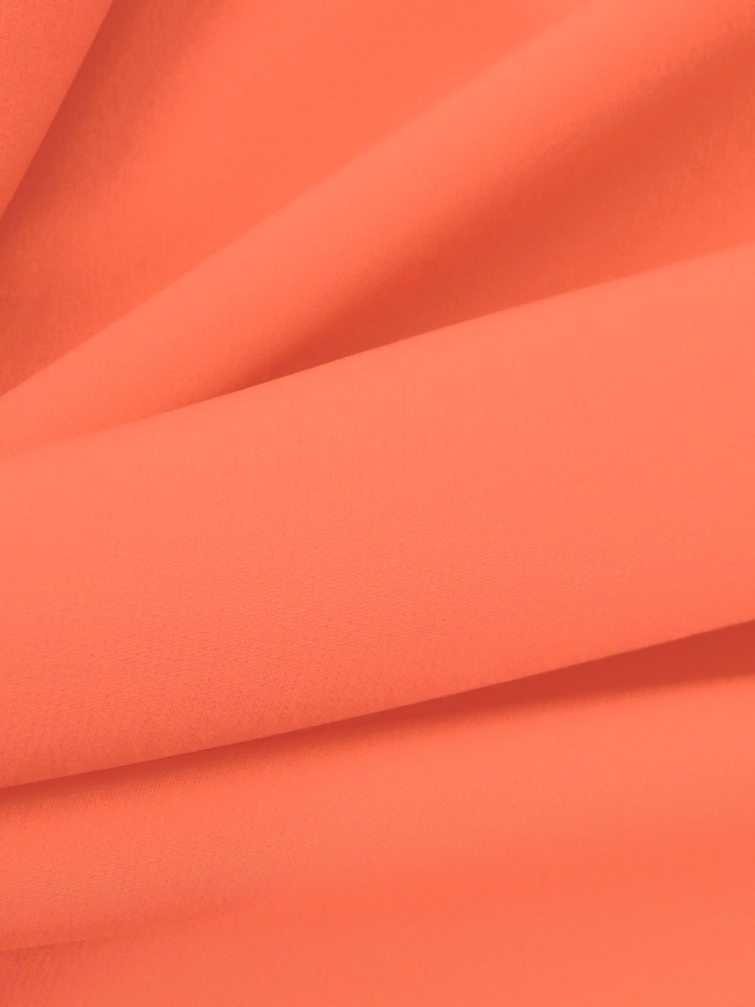 Peach Puff Polyester/Lycra Cady Stretch Suiting - Black Halo - 56W