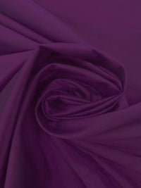 Dark Eggplant 100% Polyester Taffeta - NY Designer - 60W