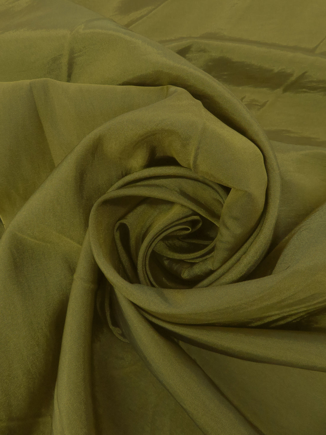 Old Moss Green 100% Polyester Iridescent Taffeta - NY Designer - 58W