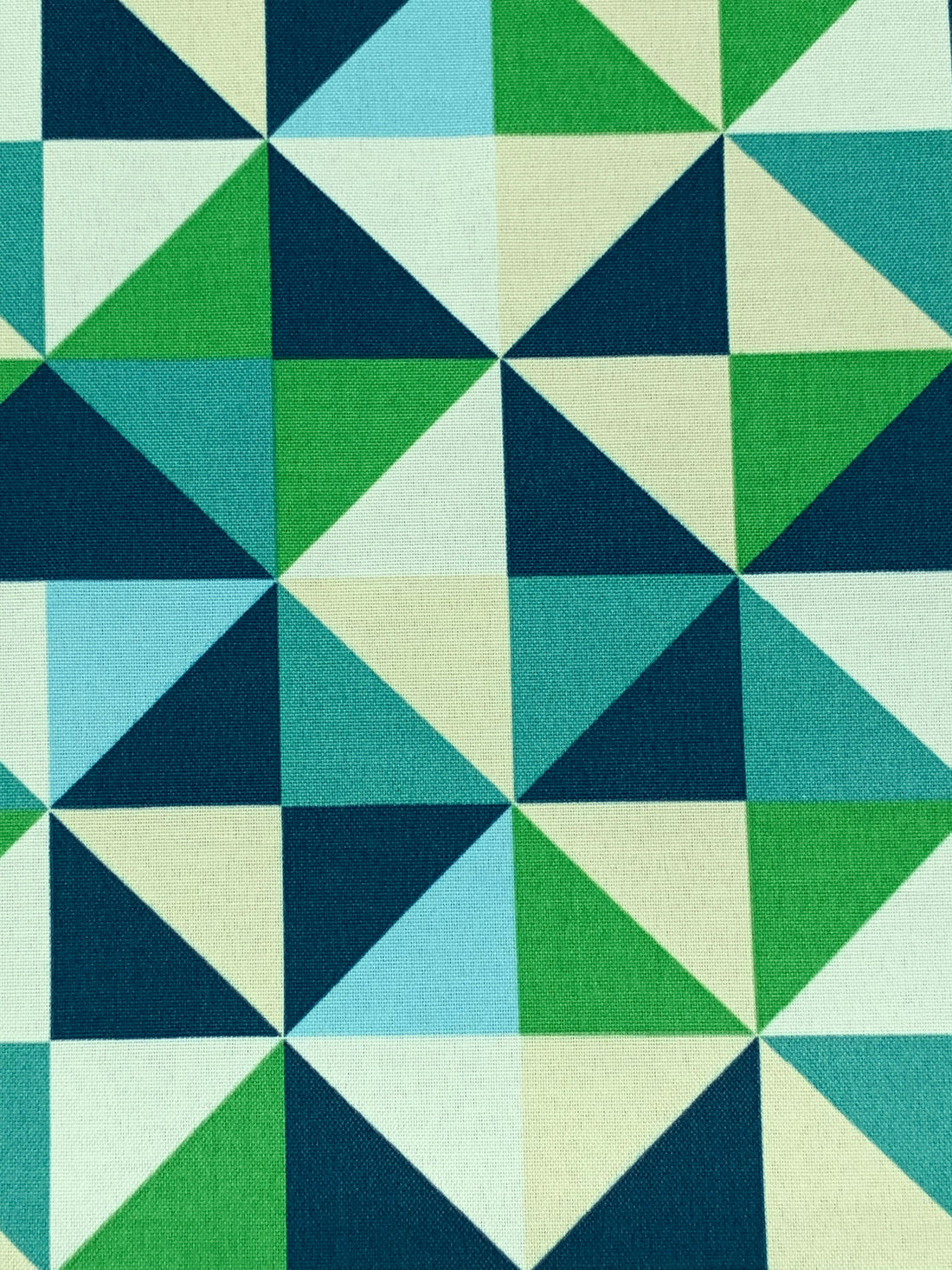 Dark Navy/Forest Green/Multi 100% Polyester Geometric Print Outdoor Canvas 55W