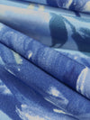 Vista Blue/Dark Cornflower/White/Multi Polyester/Lycra Large Floral Print ITY Knit 58W