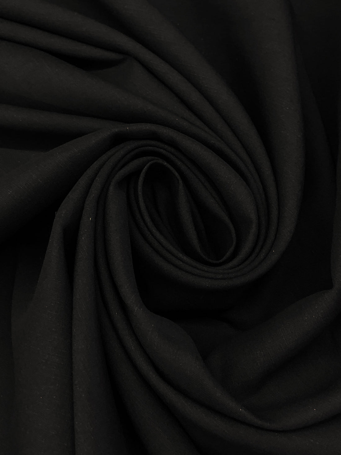Muted Black Linen/Rayon Shirt Weight Woven 59W