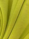 Citrus Green Polyester/Lycra Shiny 4-Way Stretch Knit - Imported From France - The SEI - 52W