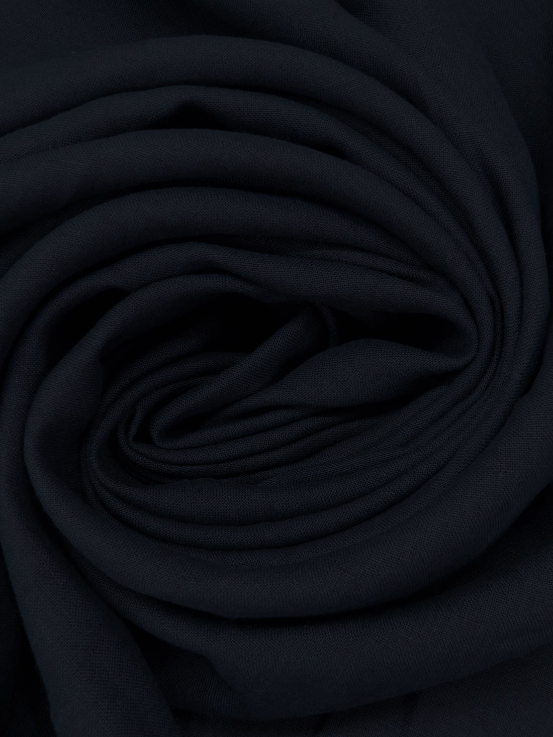 Midnight Navy 100% Linen Shirt Weight Woven - European Mill -  58W