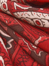 Dark Rose Ebony/Beige/Carnelian/Multi Polyester/Lycra Large Ornate Paisley Print ITY Knit 60W