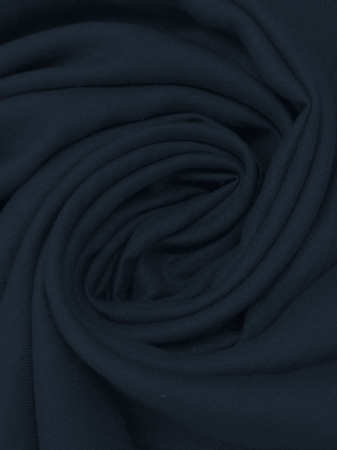 Dark Navy 100% Linen Shirt Weight Woven - European Mill -  58W