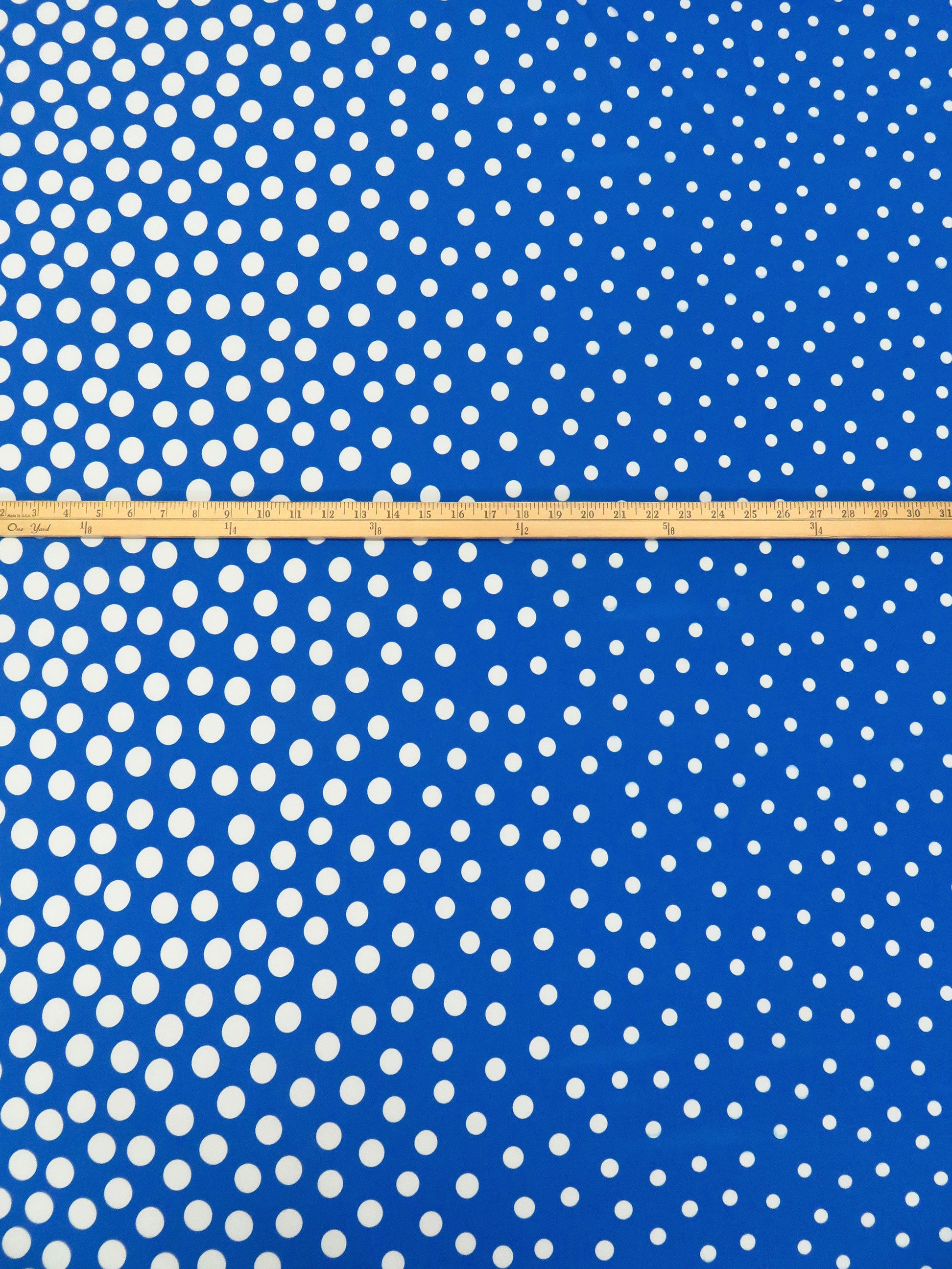 KAPRA 280pcs 青 Sapphire Blue/White Polyester/Lycra Double Boarder Scattered