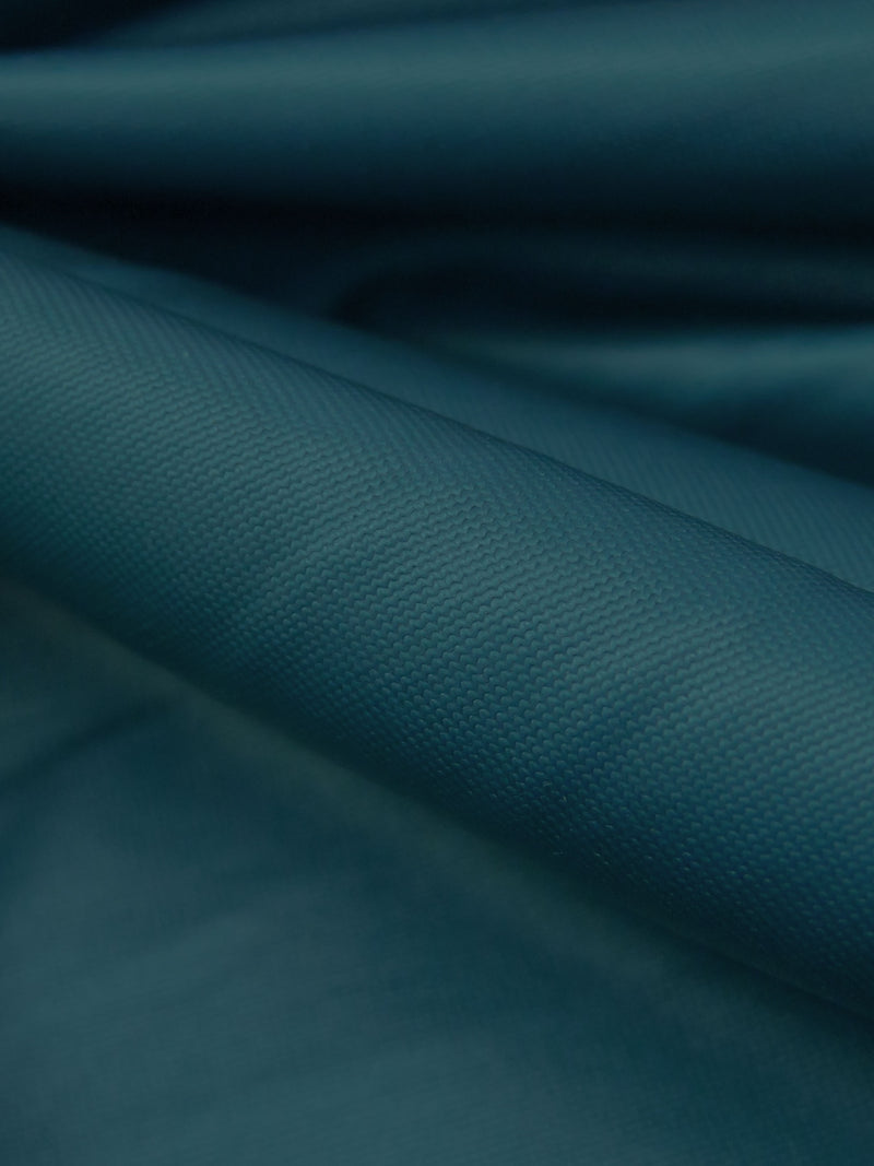 Tuscan Teal Polyester/Lycra Faux Leather-Look Knit - NY Designer - 54W