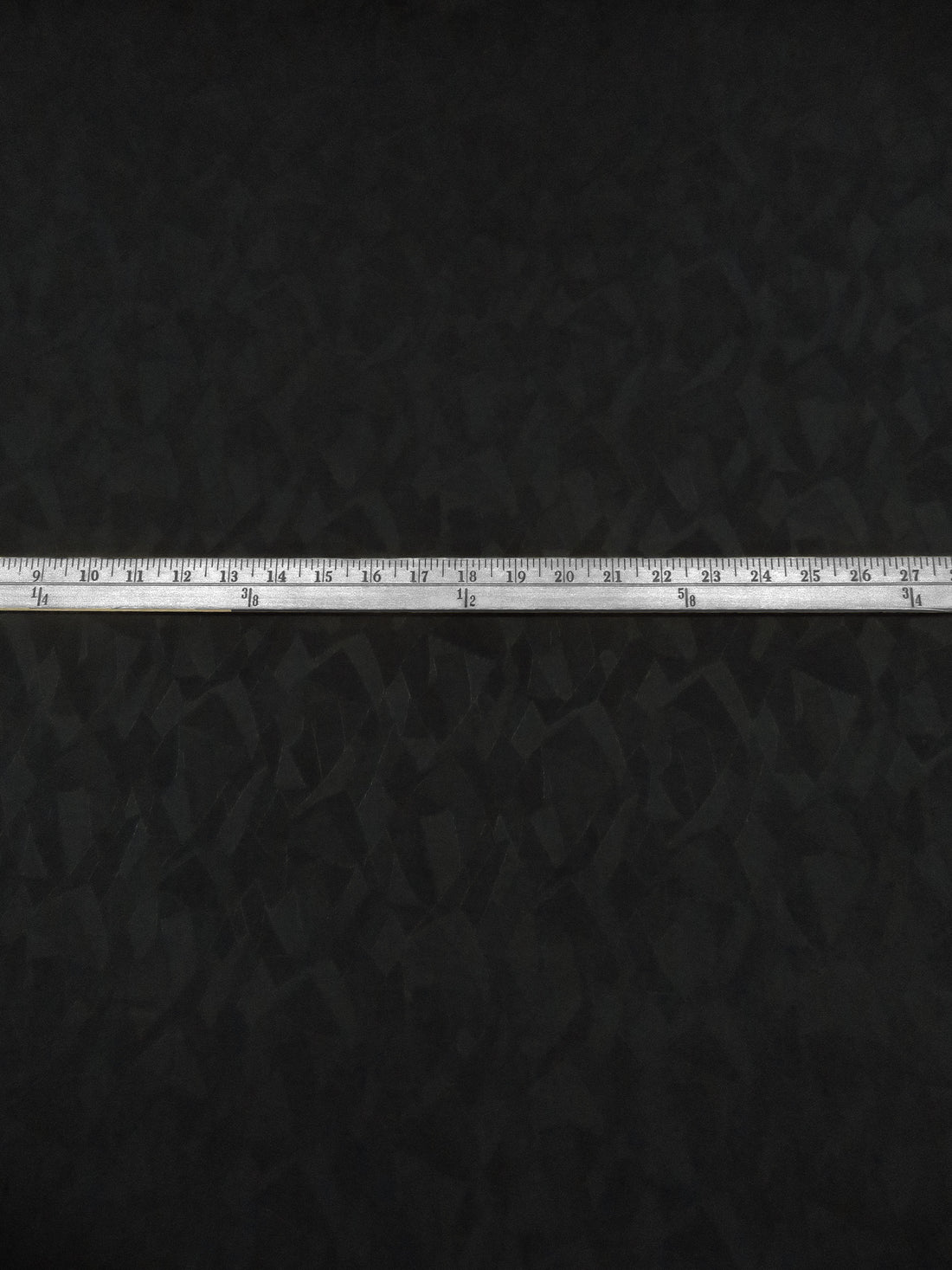 Coal Black Cotton/Rayon Geometric Shape Weave Soft Jacquard - Imported From Italy - 60W