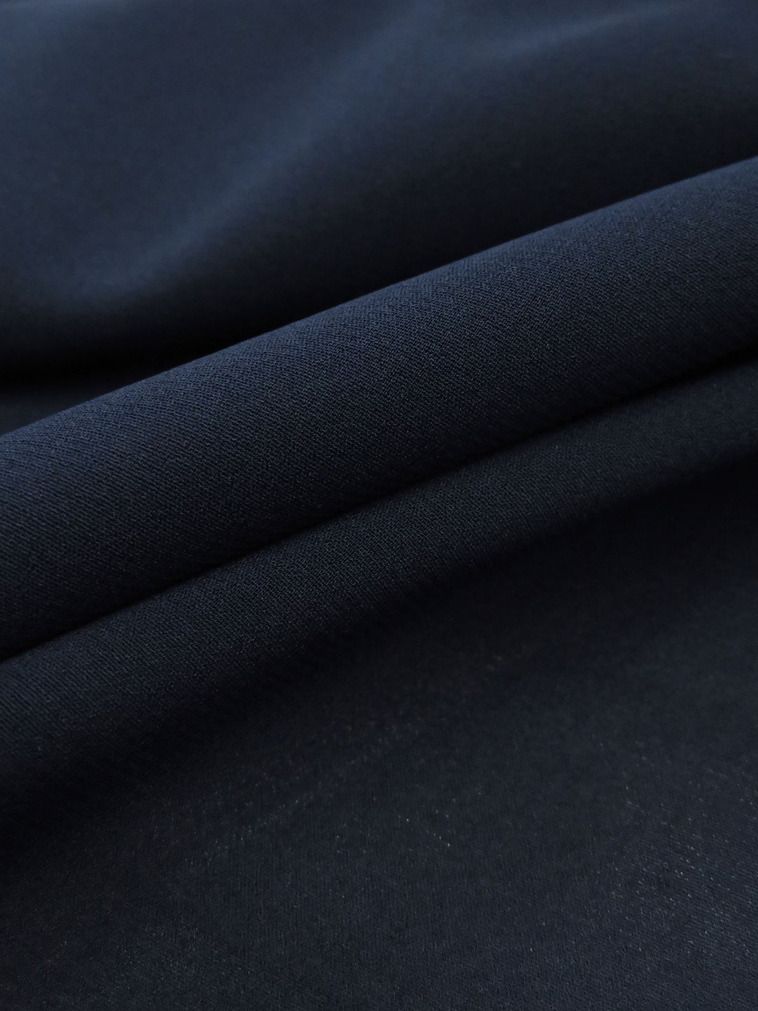 Dark Navy Silk/Lycra Stretch Chiffon 40W