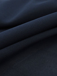 Dark Navy Silk/Lycra Stretch Chiffon 40W