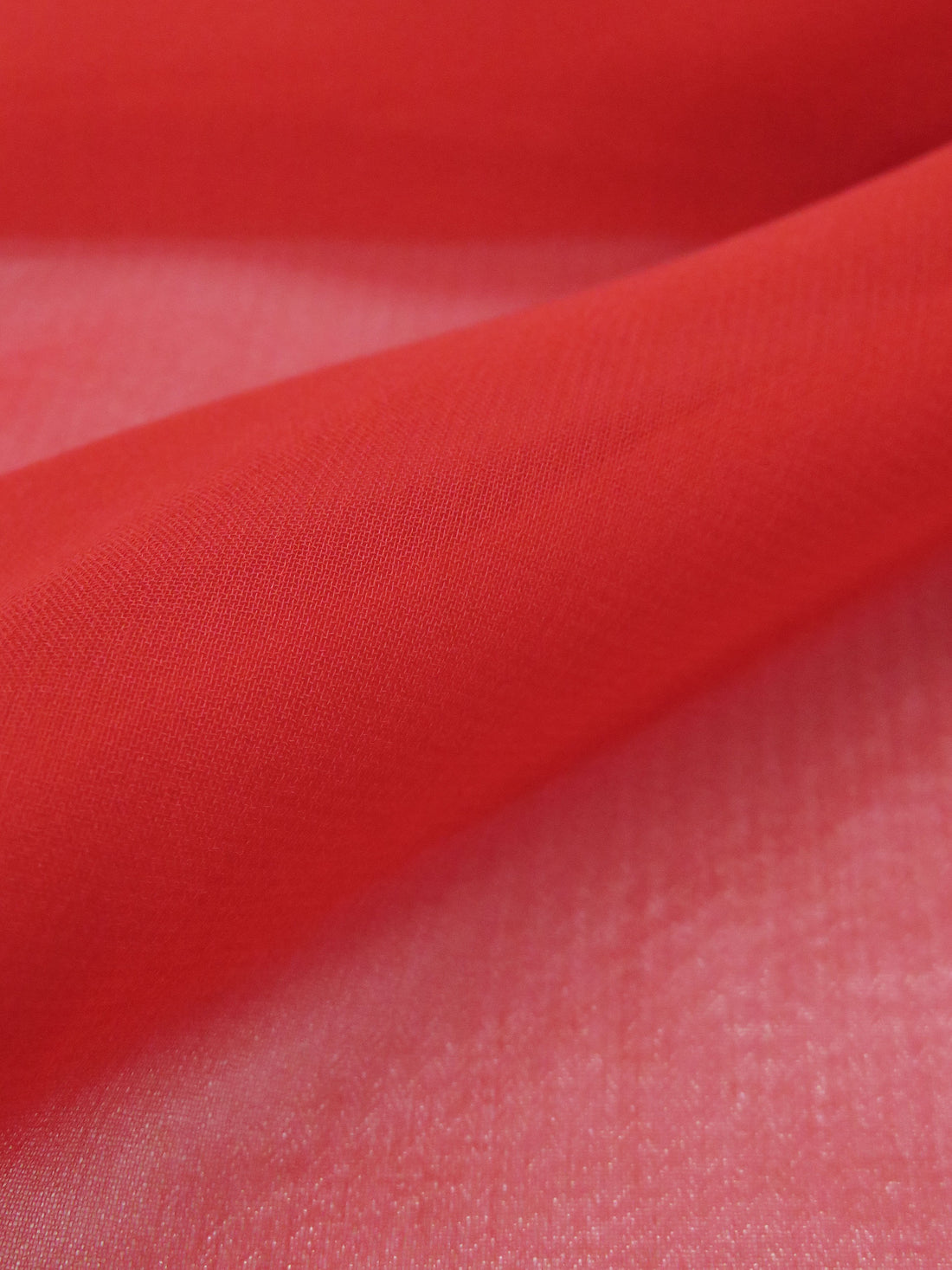 Scarlet 100% Silk Chiffon 45W