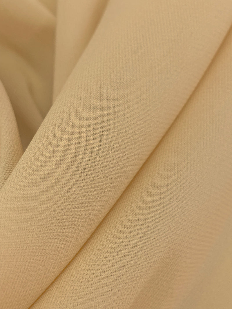 Brandy Tan Silk/Lycra Stretch Chiffon 40W