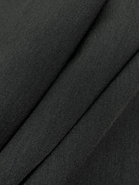 Charcoal Polyester/Lycra Heathered Stretch Suiting 58W