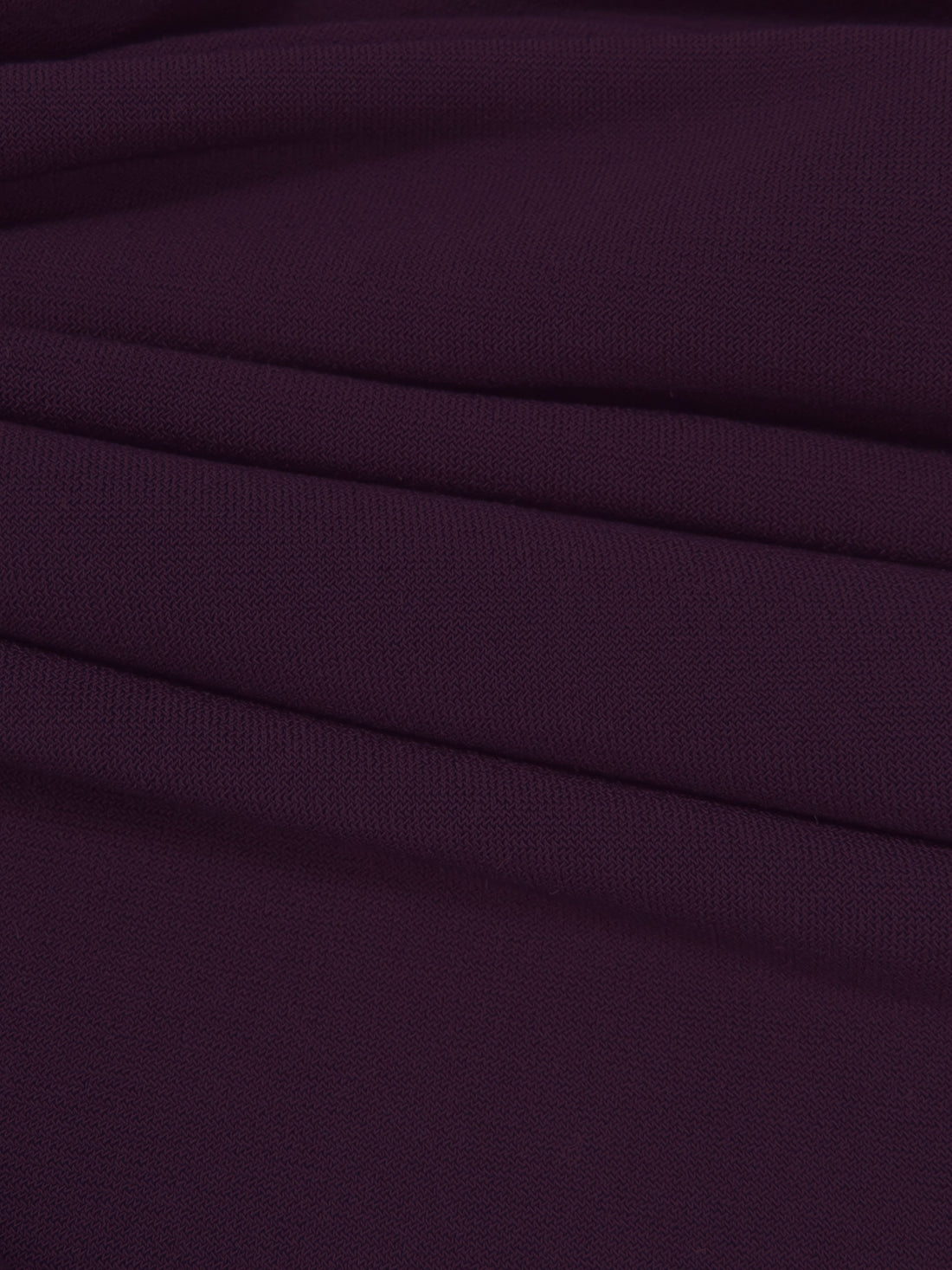 Dark Purple Polyester/Lycra ITY Knit - NY Designer - 56W