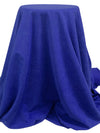 Ultramarine Blue 100% Polyester Sandwashed Blouse Weight Woven 58W