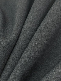 Dim Gray Polyester/Lycra Heathered Stretch Suiting 58W