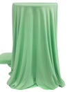 Light Moss Green Polyester/Lycra Shiny 4-Way Stretch Knit - Imported From France - The SEI - 50W