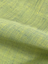 Soft Yellow/Smoky Blue 100% Linen Cross-Dyed Midweight Woven 58W