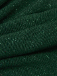 Deep Dark Green Polyester/Lycra Glitter Slinky Knit - NY Designer - 57W
