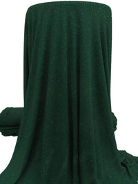 Deep Dark Green Polyester/Lycra Glitter Slinky Knit - NY Designer - 57W